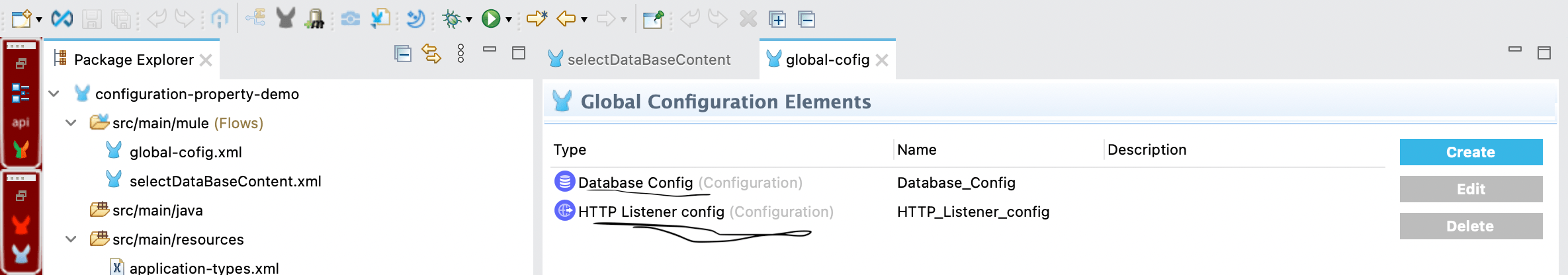 Global config