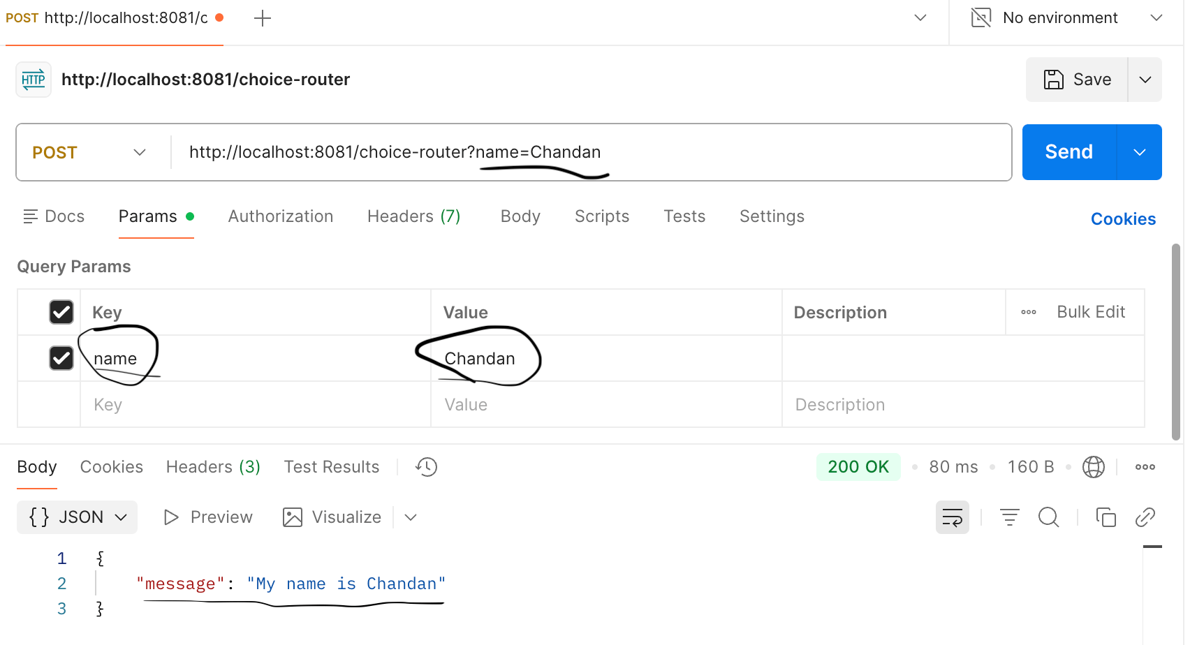 Choice router Testing 2