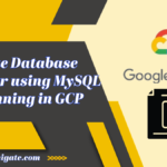 Create Database connector using MySQL DB running in GCP